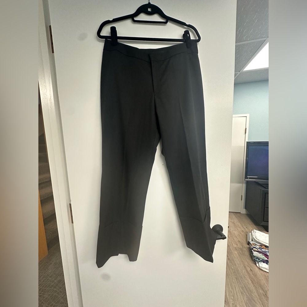 Smythe black cuffed flood pant size 10